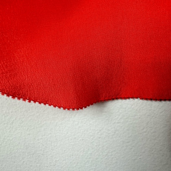 Eileen Fisher XS Petite PP 100% Silk Tunic Top Two Toned Orange Lightweight - Picture 8 of 8